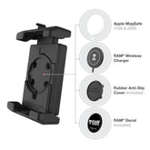 RAM Mounts Quick-Grip™ Pro XL Vibration Damping Phone Mount with U-Bolt Base